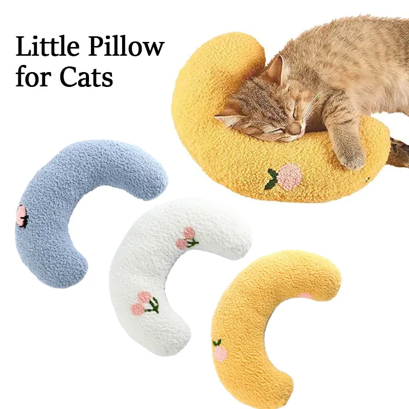 Little Pillow For Cats Fashion Neck Protector Deep Sleep Puppy